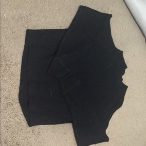 open shoulder sweater